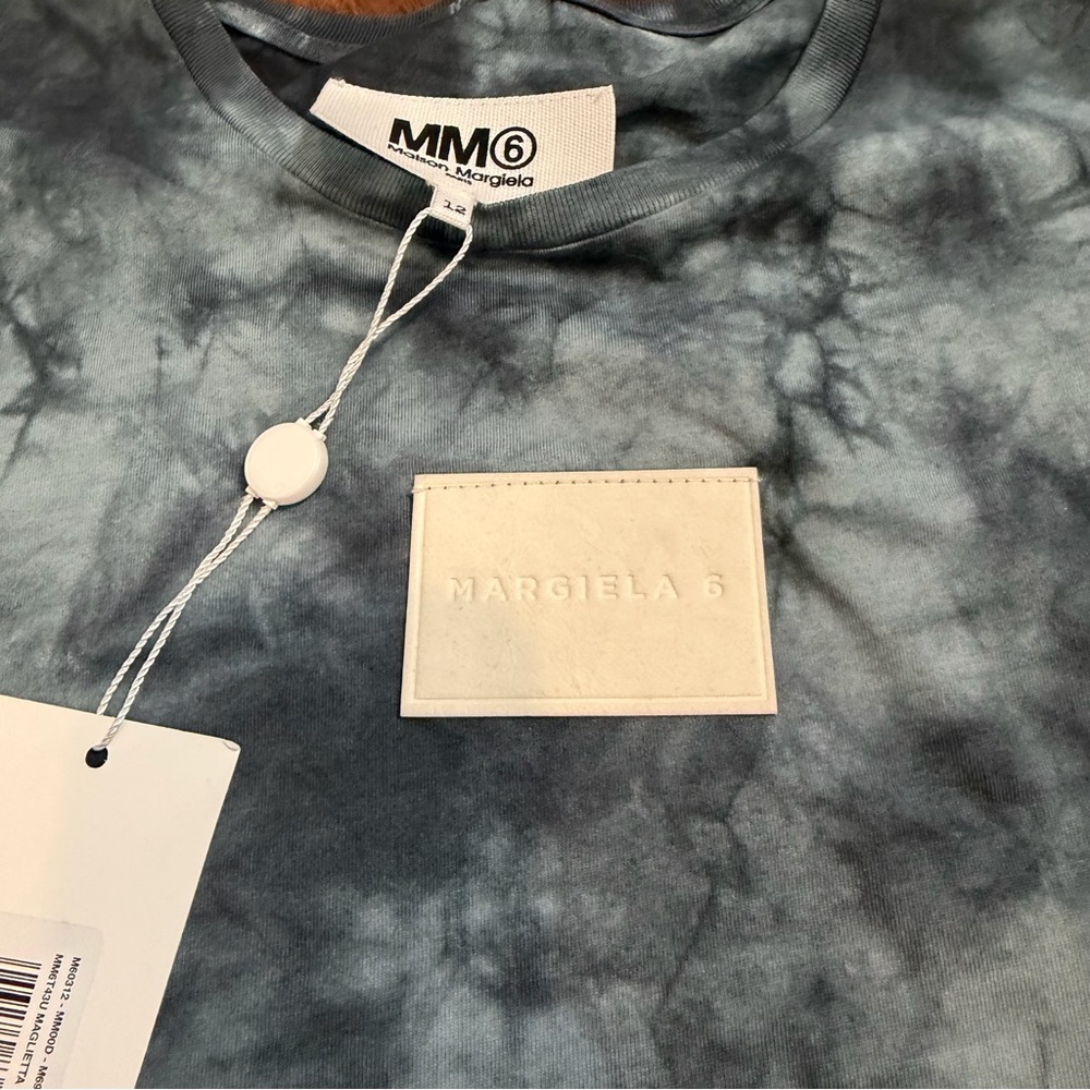 Maison Margiela Charcoal Tie-Dye Top - Picture 7 of 7